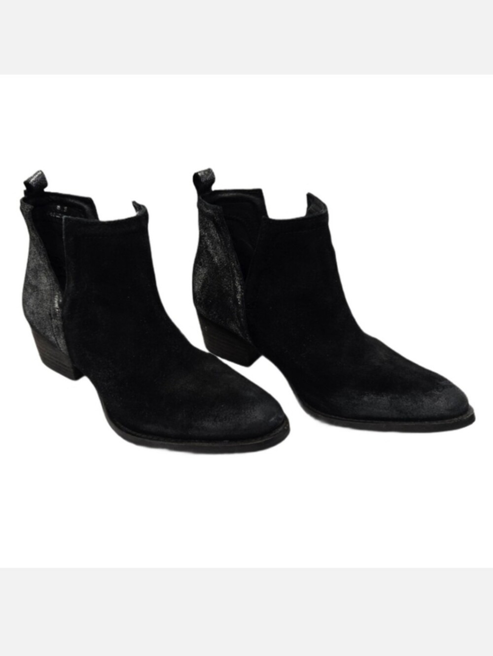 Diba True Stop By Ankle Boots in Suede and Leather